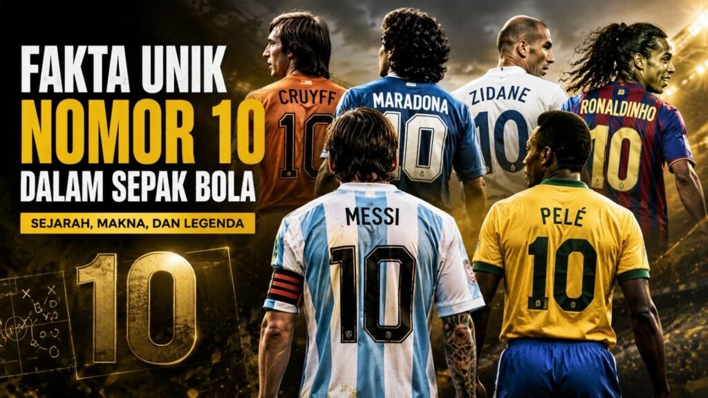 Fakta Unik Nomor 10 dalam Sepak Bola