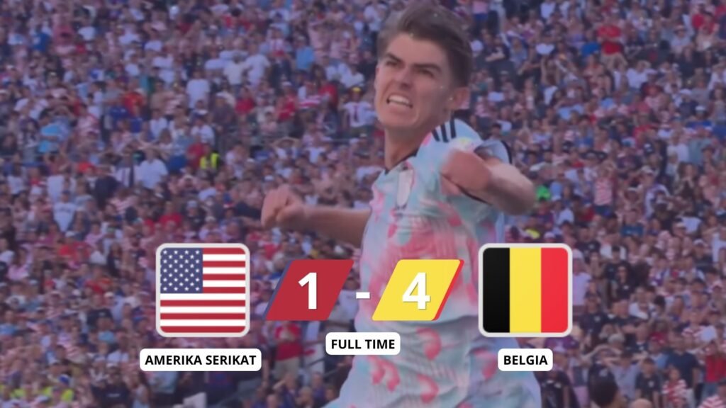 Hasil Amerika Serikat vs Belgia