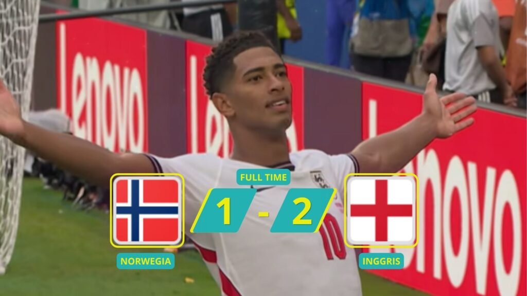 Hasil Norwegia vs Inggris