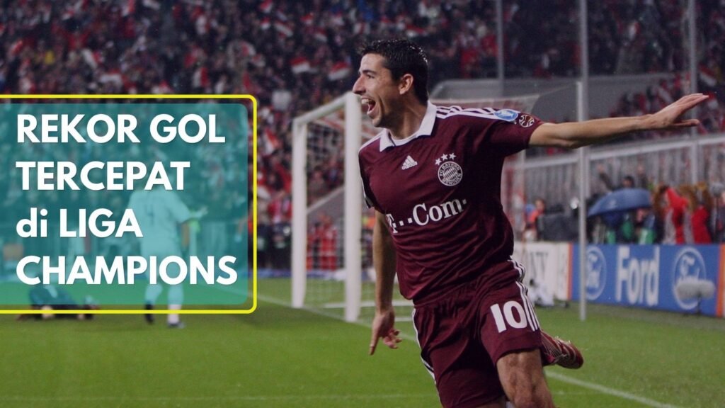 rekor gol tercepat di liga champions
